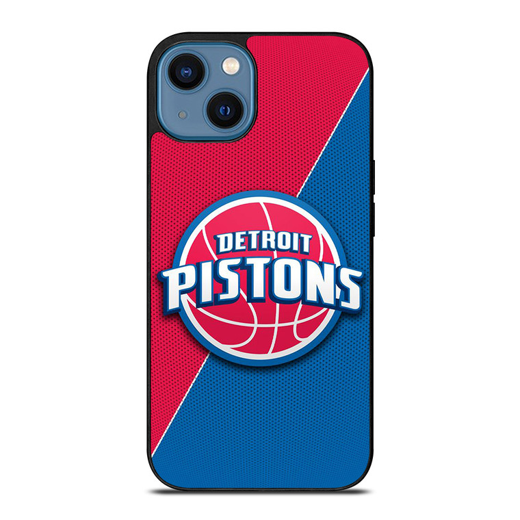 DETROIT PISTONS NBA BASKETBALL LOGO iPhone 14 Case Cover