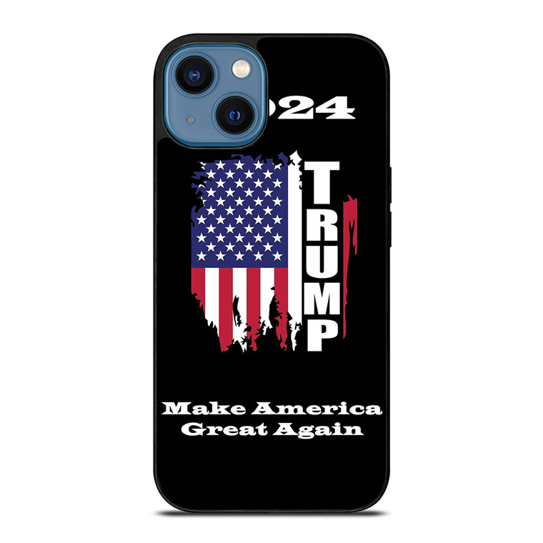 DONALD TRUMP MAKE AMERICA GREAT AGAIN 2024 2 iPhone 14 Case Cover