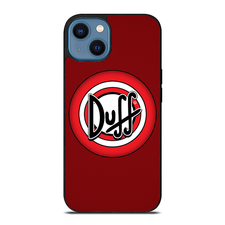 DUFF BEER THE SIMPSONS LOGO iPhone 14 Case Cover