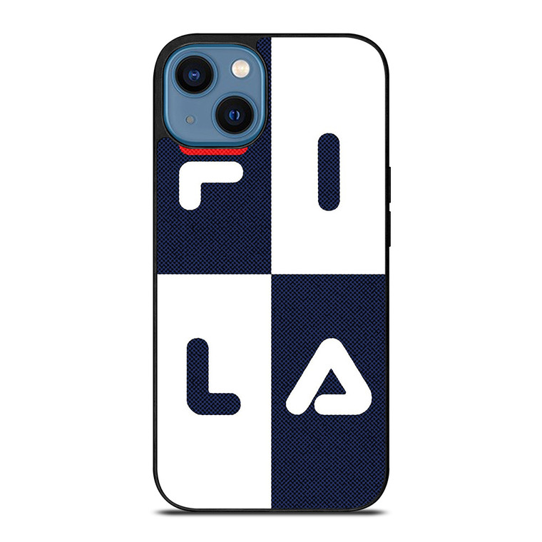 FILA SQUARE PATTERN iPhone 14 Case Cover