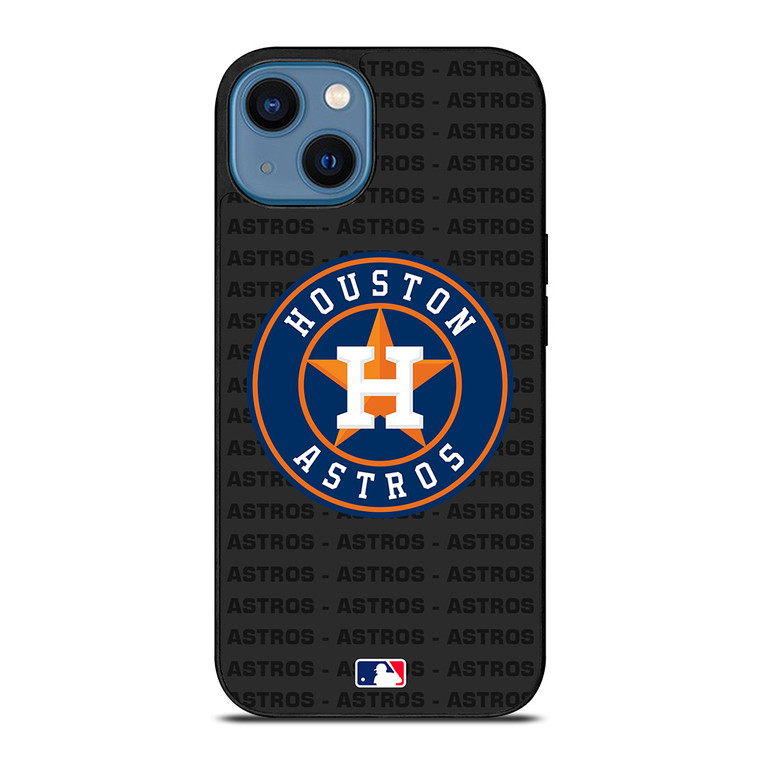 HOUSTON ASTROS BASEBALL BLACK iPhone 14 Case Cover