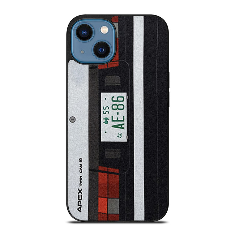INITIAL D APEX TWIN CAR iPhone 14 Case Cover