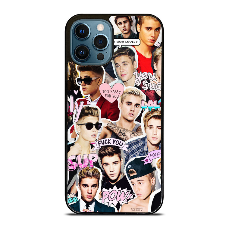 JUSTIN BIEBER COLLAGE iPhone 12 Pro Max Case Cover