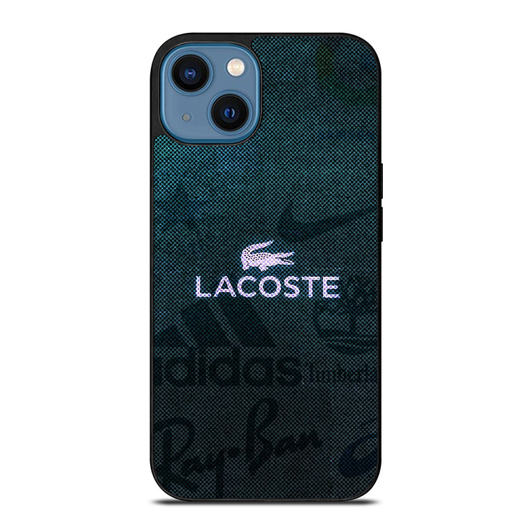 LACOSTE ADIDAS NIKE LOGO iPhone 14 Case Cover