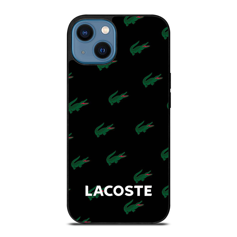 LACOSTE LOGO PATTERN iPhone 14 Case Cover