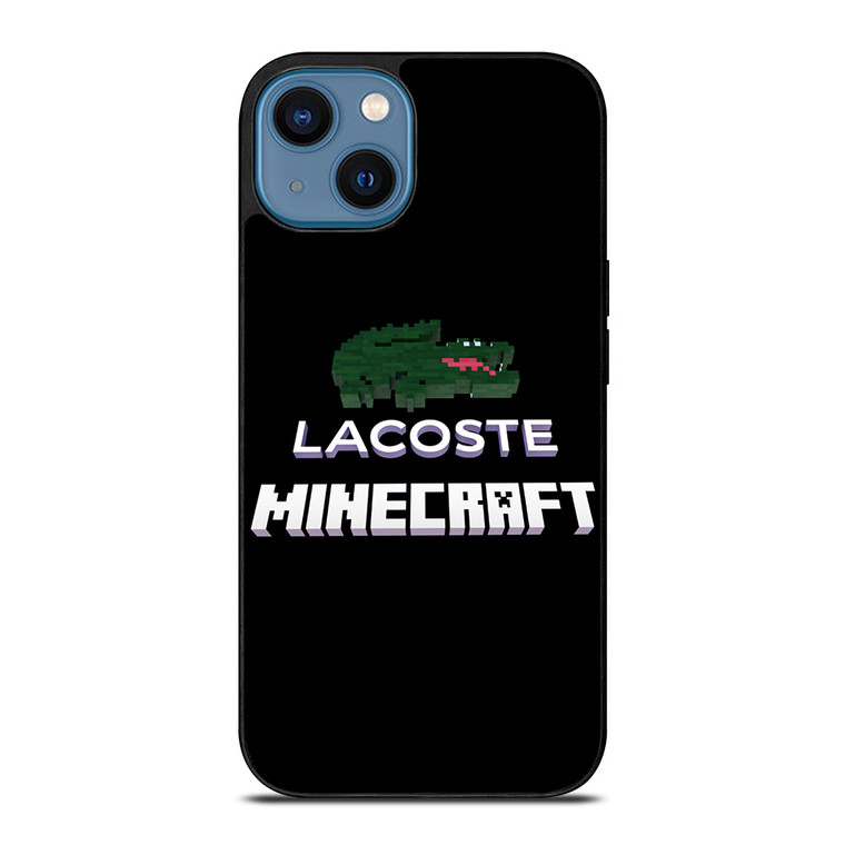 LACOSTE X MINECRAFT GAMES iPhone 14 Case Cover LACOSTE X MINECRAFT GAMES iPhone 14 Case Cover