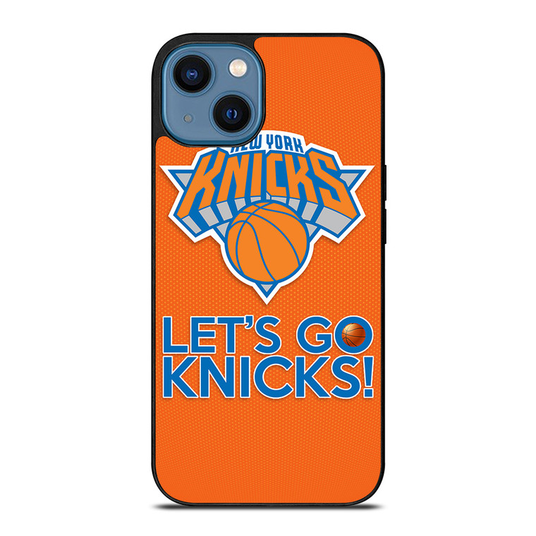 LETS GO NEW YORK KNICKS NBA BASKETBALL iPhone 14 Case Cover