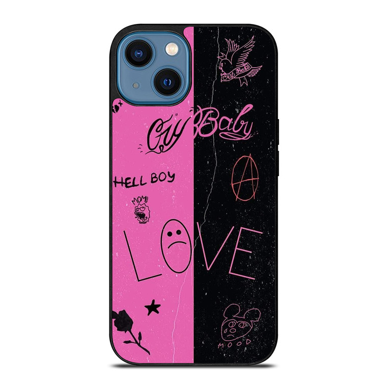 LIL PEEP LOVE PINK iPhone 14 Case Cover