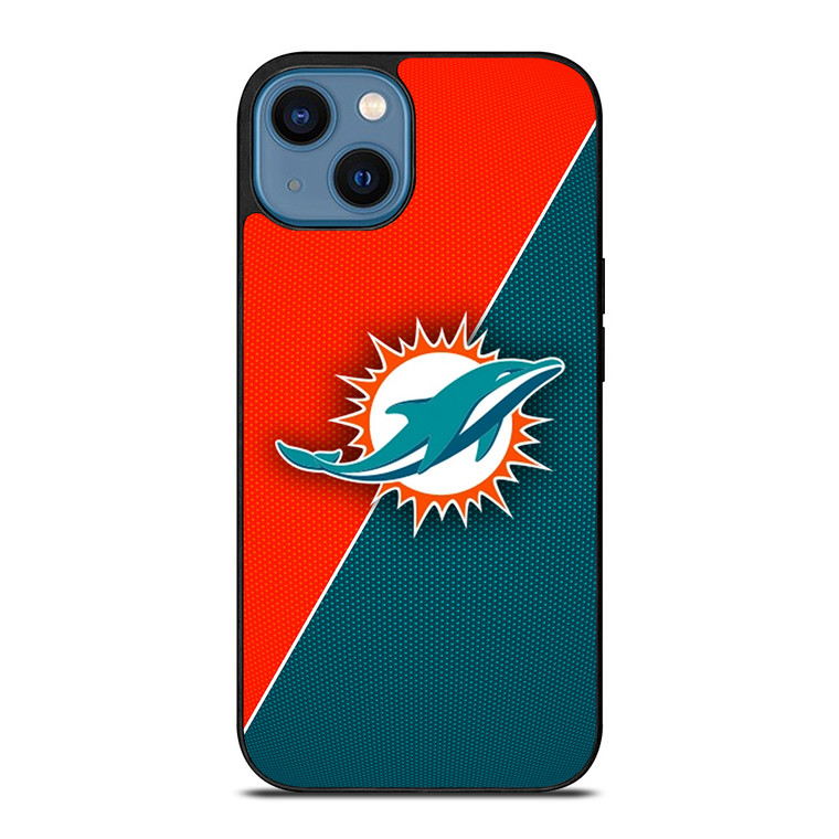 MIAMI DOLPHINS NFL FOOTBALL LOGO iPhone 14 Case Cover