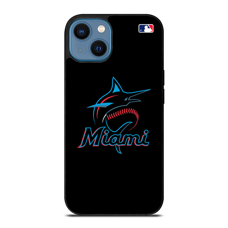 MIAMI MARLINS MLB LOGO iPhone 14 Case Cover