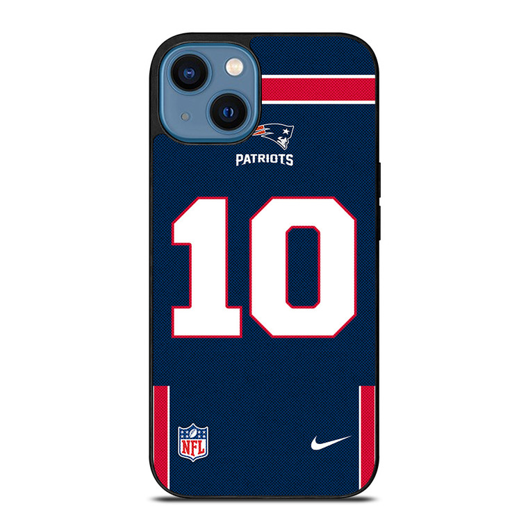 NEW ENGLAND PATROTS MAC JONES 10 NFL NIKE iPhone 14 Case Cover