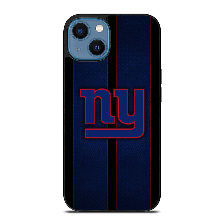 NEW YORK GIANTS NFL METAL STRIPE iPhone 14 Case Cover