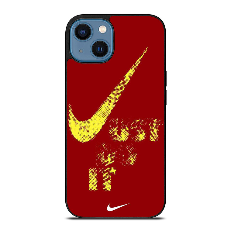 NIKE JUST DO IT RED HALFTONE iPhone 14 Case Cover
