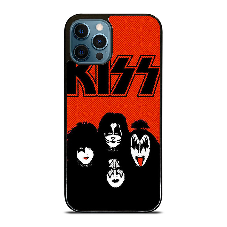 KISS RED ROCK BAND iPhone 12 Pro Max Case Cover