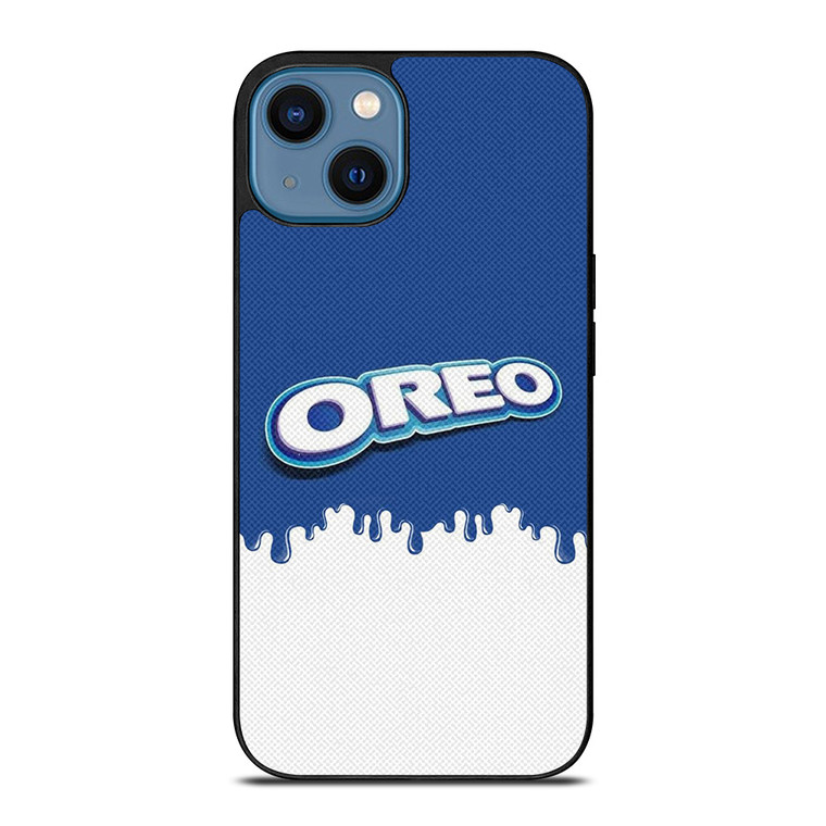 OREO CHOCOLATE MILK COOKIES LOGO iPhone 14 Case Cover OREO CHOCOLATE MILK COOKIES LOGO iPhone 14 Case Cover