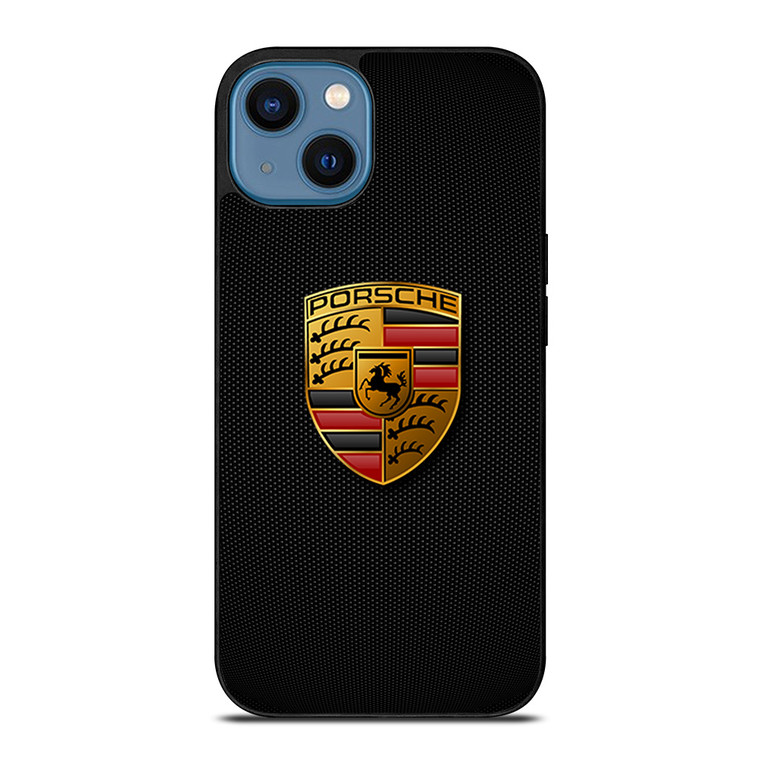 PORSCHE CARBON FIBER iPhone 14 Case Cover
