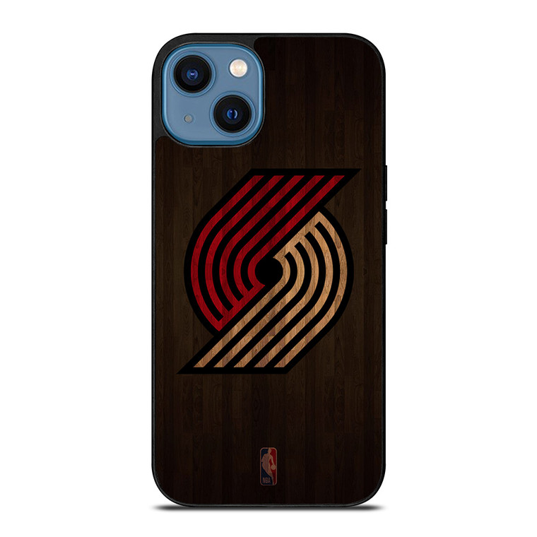 PORTLAND TRAIL BLAZERS BASKETBALL COURT NBA iPhone 14 Case Cover