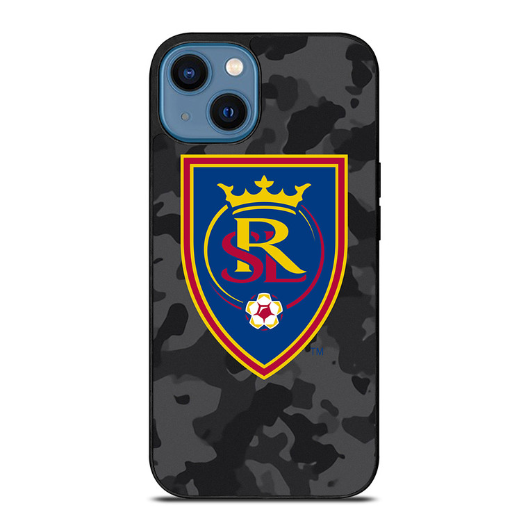 REAL SALT LAKE MLS BLACK CAMO iPhone 14 Case Cover