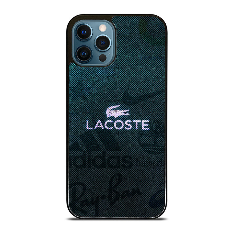 LACOSTE ADIDAS NIKE LOGO iPhone 12 Pro Max Case Cover