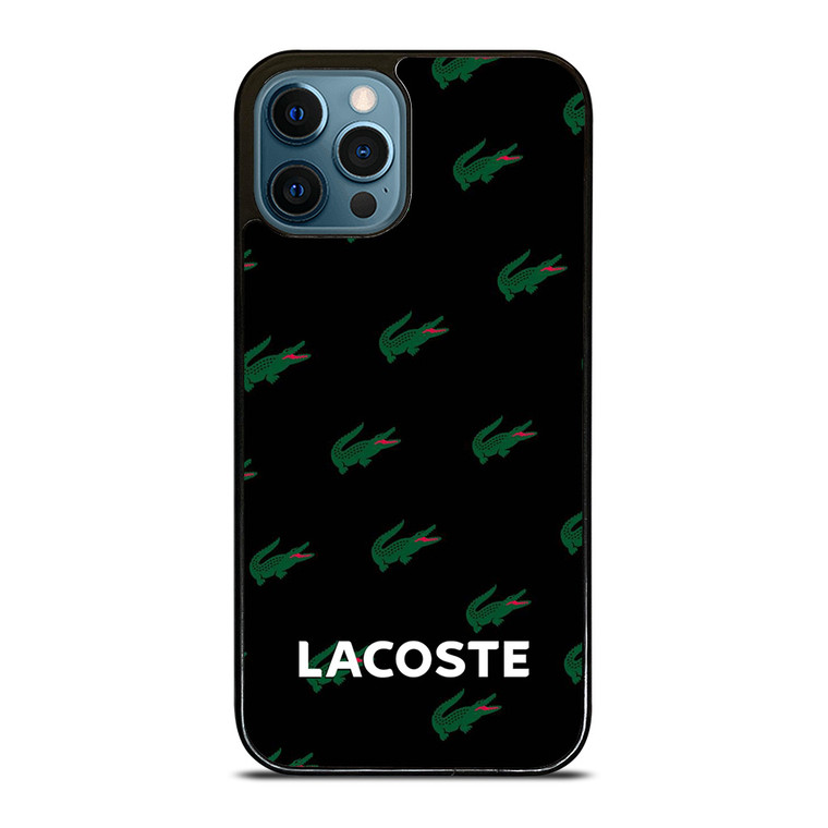LACOSTE LOGO PATTERN iPhone 12 Pro Max Case Cover