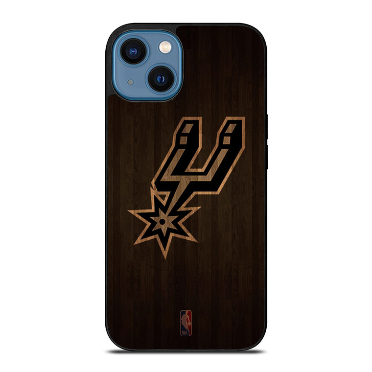 SAN ANTONIO SPURS BASKETBALL COURT NBA iPhone 14 Case Cover