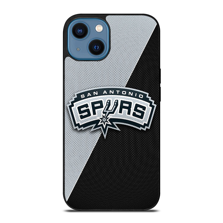 SAN ANTONIO SPURS NBA BASKETBALL LOGO iPhone 14 Case Cover