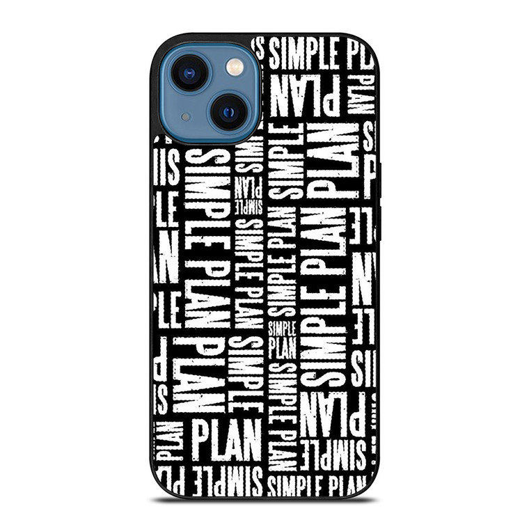 SIMPLE PLAN ROCK BAND LOGO iPhone 14 Case Cover