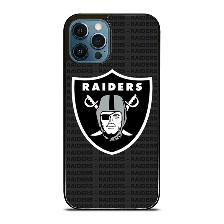 LAS VEGAS RAIDERS FOOTBALL TEXT iPhone 12 Pro Max Case Cover