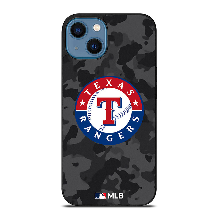 TEXAS RANGERS BASEBALL BLACK CAMO iPhone 14 Case Cover