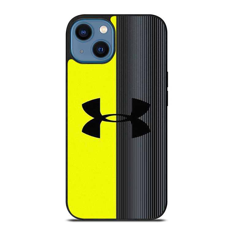 UNDER ARMOUR YELLOW STRIPE iPhone 14 Case Cover