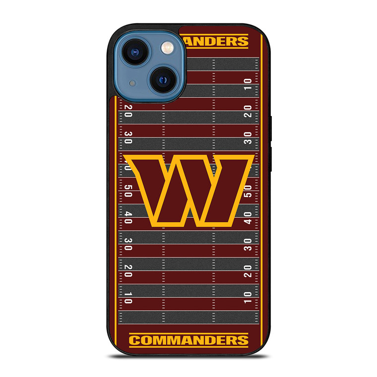 WASHINGTON COMMANDERS FOOTBALL FIELD iPhone 14 Case Cover