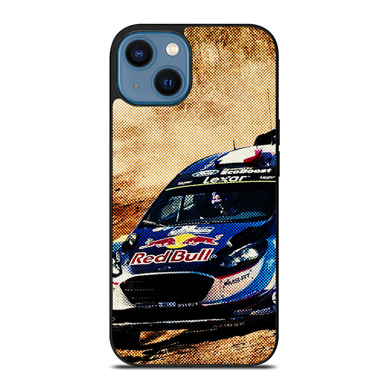 WRC RALLY SEBASTIEN OGIER FORD iPhone 14 Case Cover