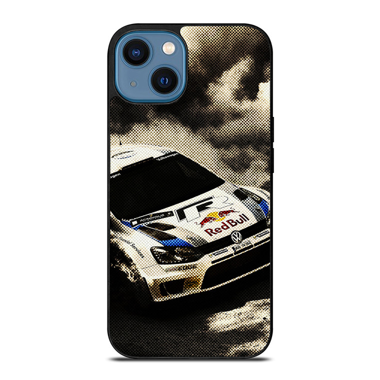 WRC RALLY VOLKSWAGEN POLO iPhone 14 Case Cover