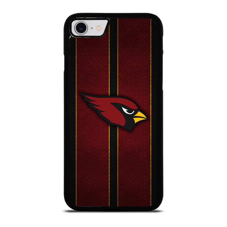 ARIZONA CARDINALS NFL METAL STRIPE iPhone SE 2022 Case Cover