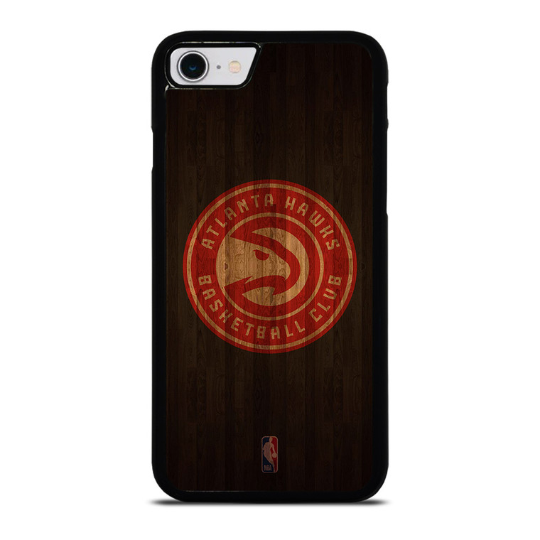 ATLANTA HAWKS BASKETBALL COURT NBA iPhone SE 2022 Case Cover