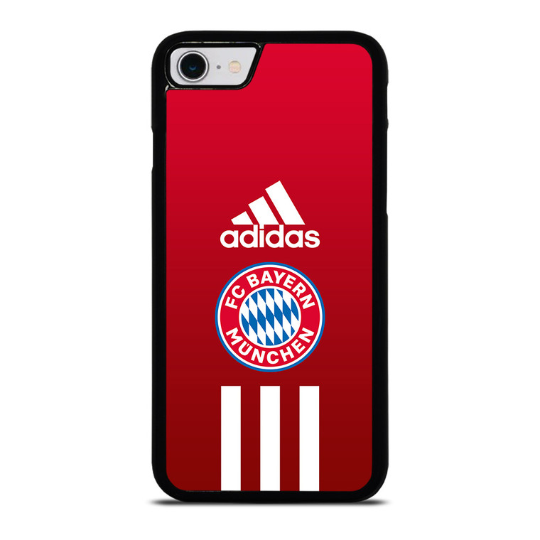 BAYERN MUNCHEN FC ADIDAS STRIPES iPhone SE 2022 Case Cover