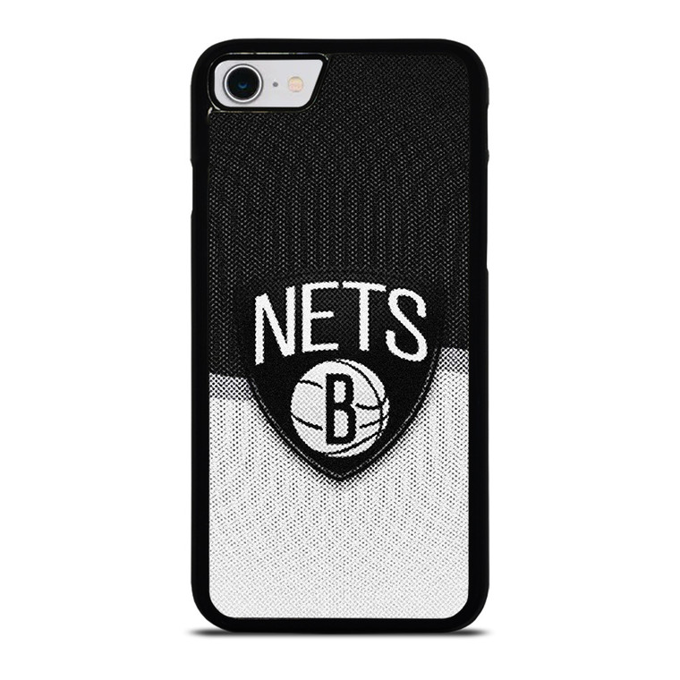 BROOKLYN NETS NBA BASKETBALL LOGO 2 iPhone SE 2022 Case Cover