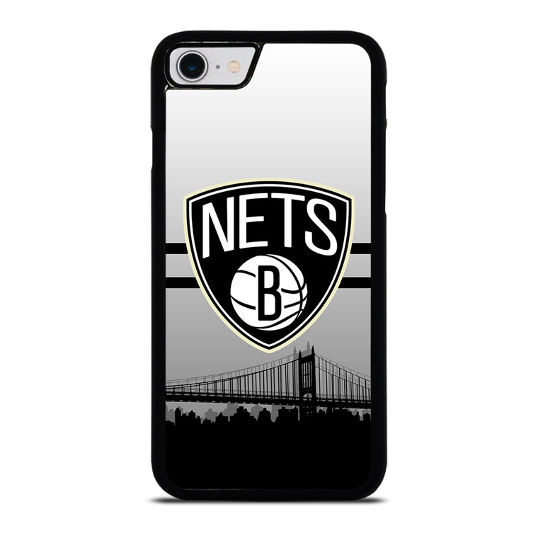 BROOKLYN NETS NBA SKYLINE iPhone SE 2022 Case Cover