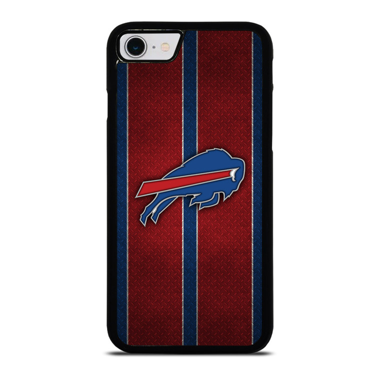 BUFFALO BILLS NFL METAL STRIPE iPhone SE 2022 Case Cover BUFFALO BILLS NFL METAL STRIPE iPhone SE 2022 Case Cover