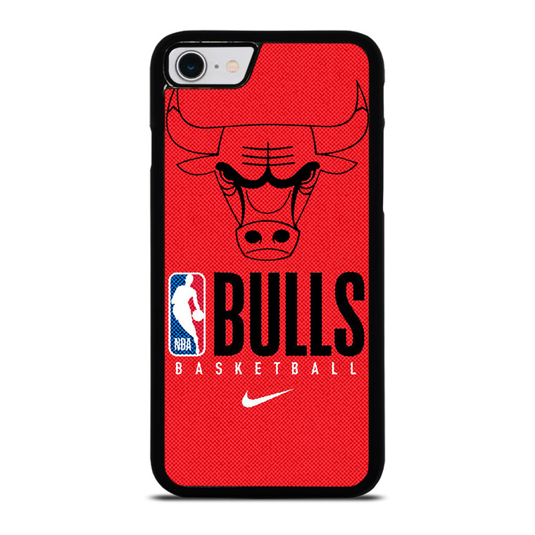CHICAGO BULLS NBA BASKETBALL LOGO iPhone SE 2022 Case Cover