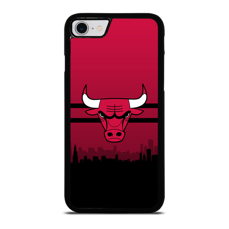 CHICAGO BULLS NBA SKYLINE iPhone SE 2022 Case Cover CHICAGO BULLS NBA SKYLINE iPhone SE 2022 Case Cover