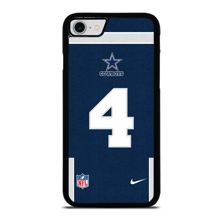 DALLAS COWBOYS DAK PRESCOTT 4 NFL NIKE iPhone SE 2022 Case Cover