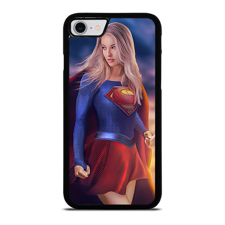 DC SUPERGIRL CARTOON iPhone SE 2022 Case Cover
