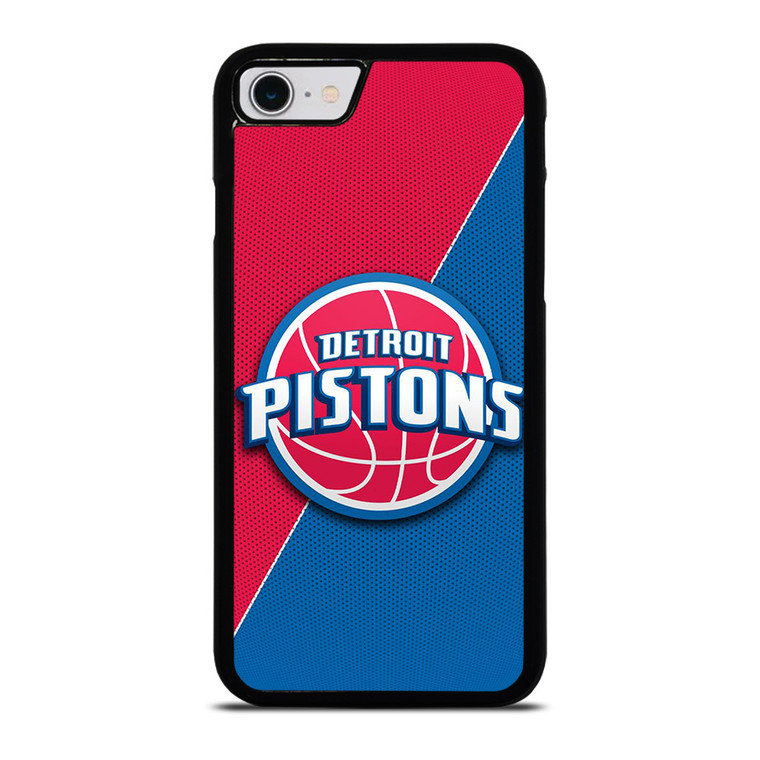 DETROIT PISTONS NBA BASKETBALL LOGO iPhone SE 2022 Case Cover