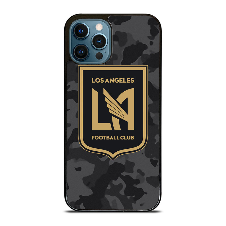 LOS ANGELES FC MLS BLACK CAMO iPhone 12 Pro Max Case Cover LOS ANGELES FC MLS BLACK CAMO iPhone 12 Pro Max Case Cover