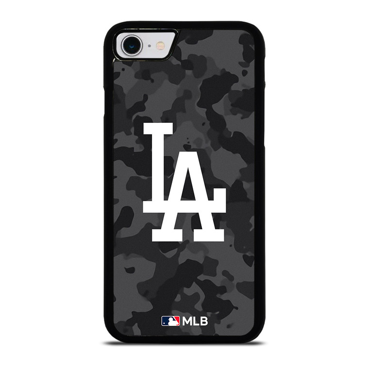 LOS ANGELES DODGERS BASEBALL BLACK CAMO iPhone SE 2022 Case Cover LOS ANGELES DODGERS BASEBALL BLACK CAMO iPhone SE 2022 Case Cover