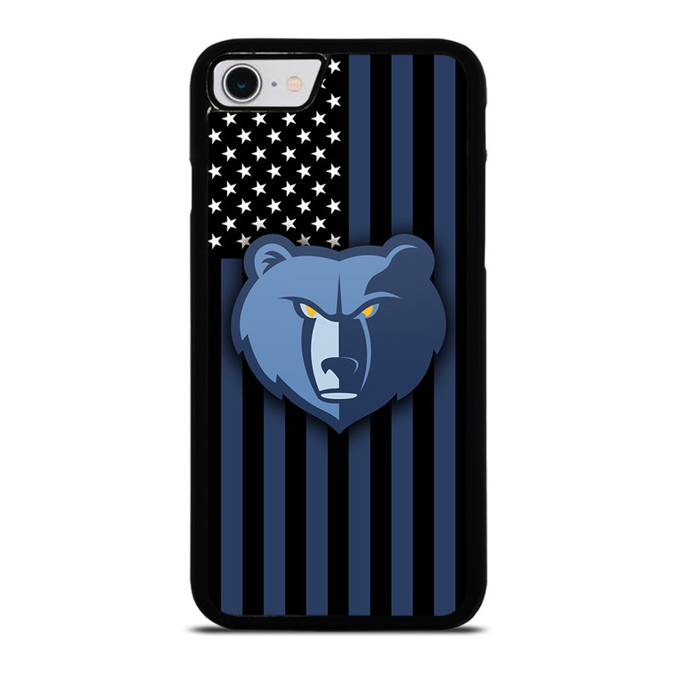 MEMPHIS GRIZZLIES NBA USA FLAG iPhone SE 2022 Case Cover