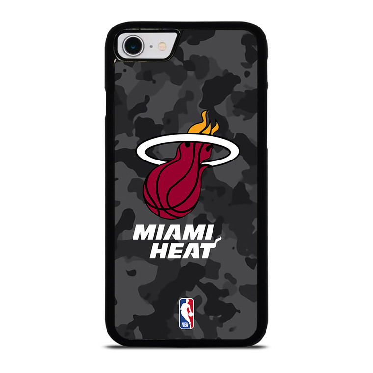MIAMI HEAT BLACK CAMO iPhone SE 2022 Case Cover MIAMI HEAT BLACK CAMO iPhone SE 2022 Case Cover