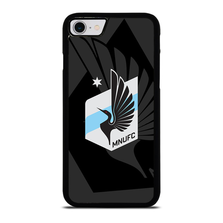 MINNESOTA UNITED FC MLS BLACK iPhone SE 2022 Case Cover