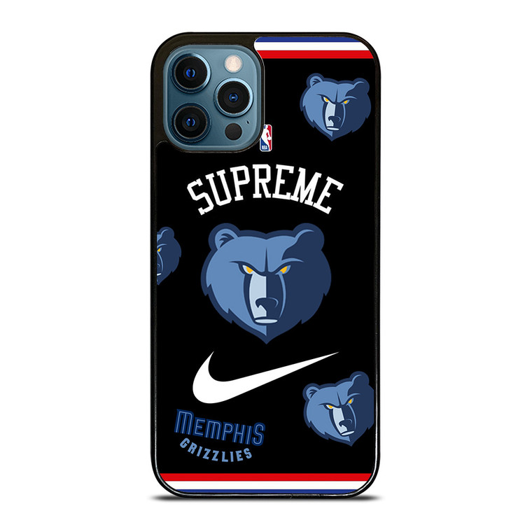 MEMPHIS GRIZZLIES NBA X SUPREME NIKE iPhone 12 Pro Max Case Cover
